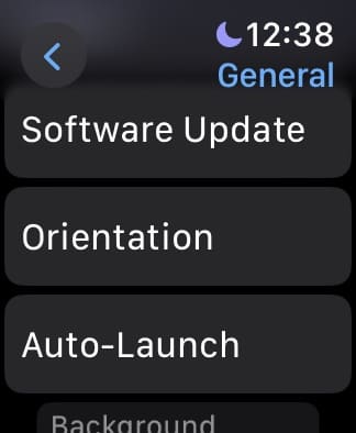 Select Orientation on Your Apple Watch