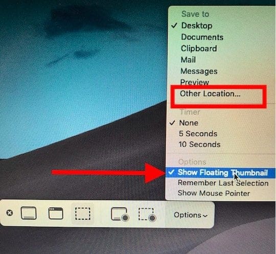 How To Disable Screenshot floating previews on macOS Mojave