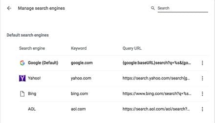 Browser Hijack Search Engine