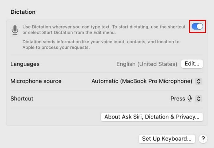 Dictation for Mac