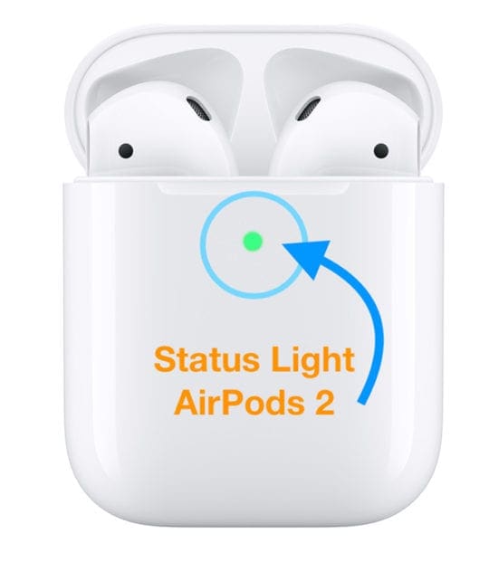 airpods 2 status light