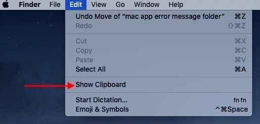 Where is the Clipboard on Mac