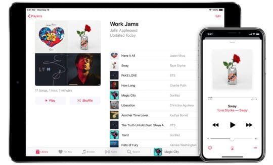 Apple Music to Song