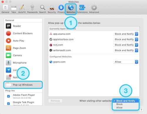 Goed doen Nebu Eigenwijs How to turn off Safari's pop-up blocker and allow pop-ups on macOS, iOS, or  iPadOS - AppleToolBox