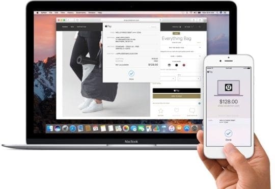 apple pay on macbook pro without touch id