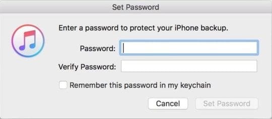 Encrypt iPhone Backups for security and privacy