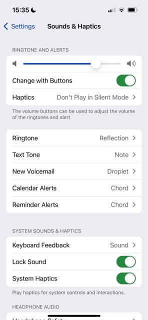 Sounds and Haptics in iOS 17
