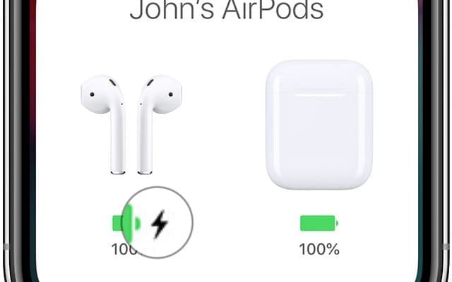 How do I know my AirPods case is wirelessly? -