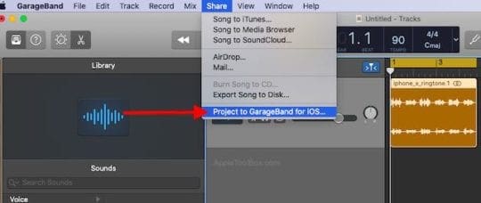 Transfer garageband project from iphone to mac download