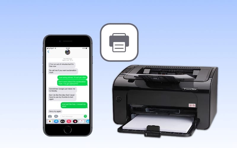 How To Print Text Messages From Iphone