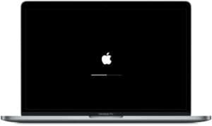 MacBook Pro start up screen