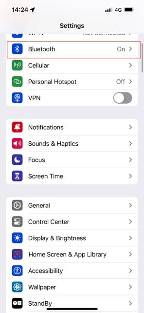 Bluetooth in iOS 17