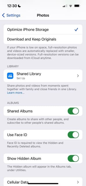 Choose Download and Keep Originals on Your iPhone