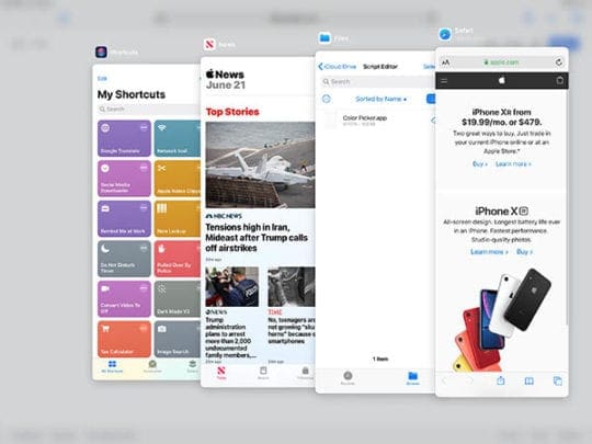 iPadOS Multitasking - Slide Over