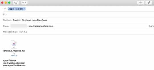 Передача пользовательских рингтонов из macOS Catalina