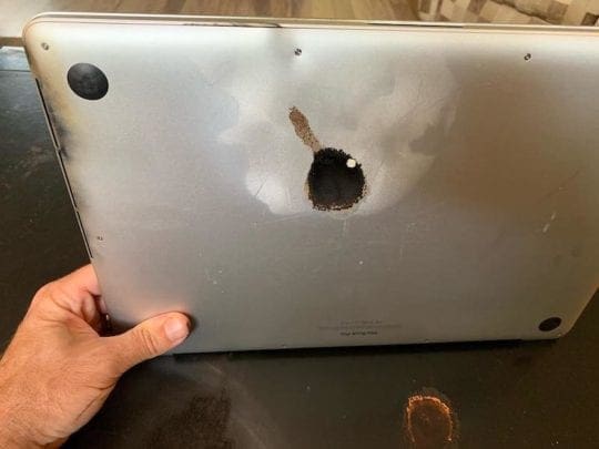 MacBook Pro Fire