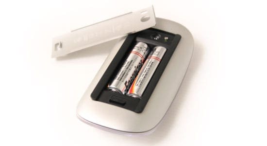 Magic Mouse batteries should be changed if it is not working with your iPad