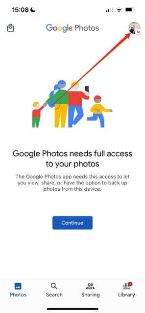 Options for Google Photos Transfer