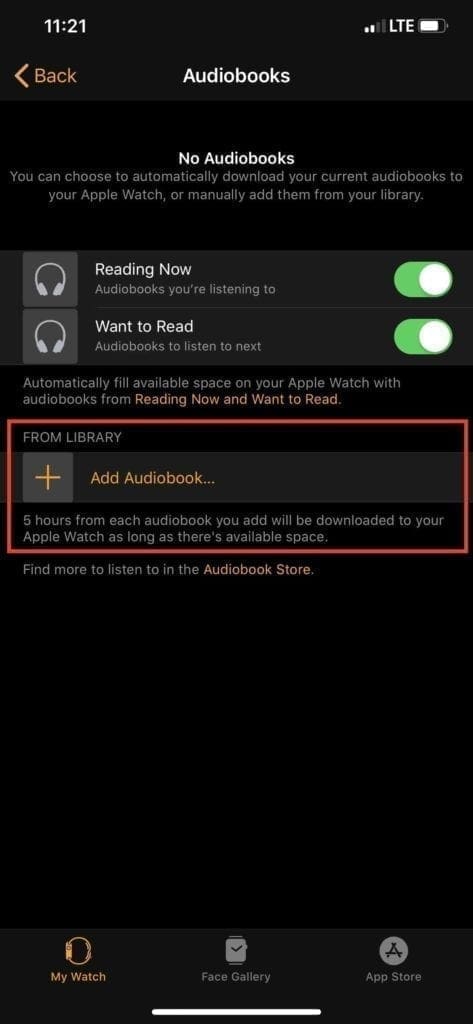 Watch App Add Books