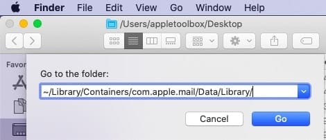 Remove Mail Container Files in macOS Catalina