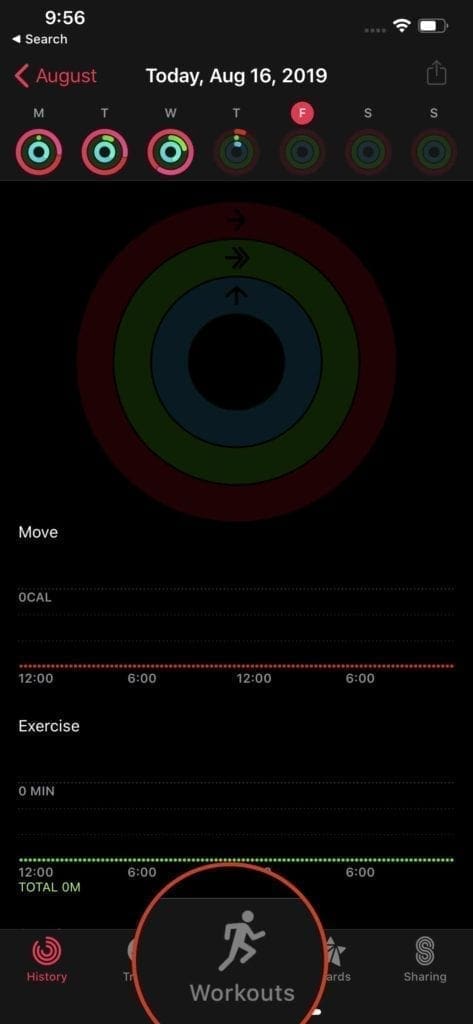 Remove Workouts Apple Watch 3
