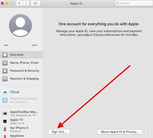 How to sign in and sign out of iCloud on macOS and above - AppleToolBox