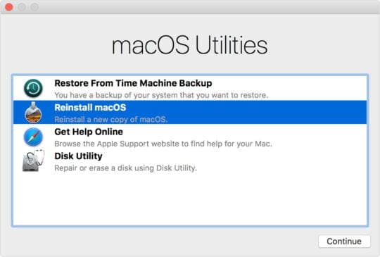 macOS Recovery