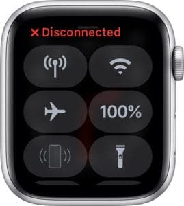 Disconnected Apple Watch
