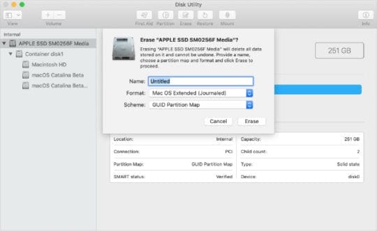 mac os disk utility cannot unmount disk