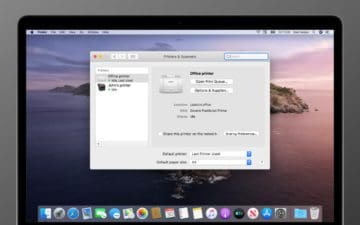 how to add a printer on a mac os sierra