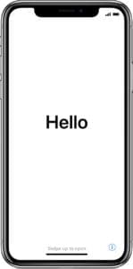 Reset Device - iPhone Hello