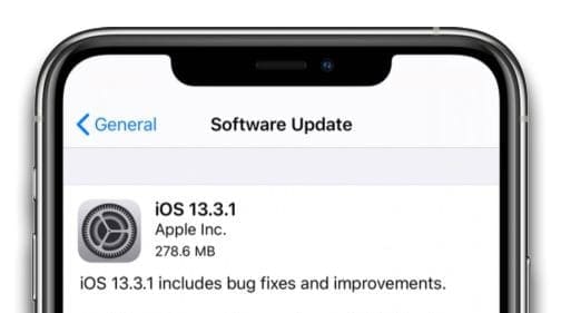 Обновление программного обеспечения iPadOS и iOS 13.3.1