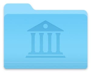 macOS Catalina Library folder icon
