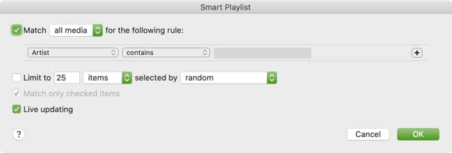 Create a Smart Playlist