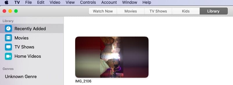 Transfer Home Videos from macOS Catalina to iOS 13