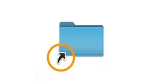 alias folder on Mac Desktop