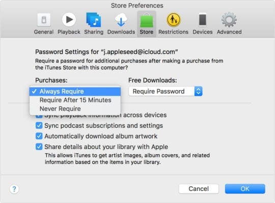 Disable Password Prompts Mac 3