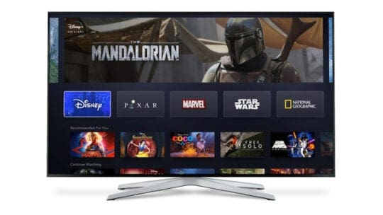 Smart TV's supporting Disney Plus