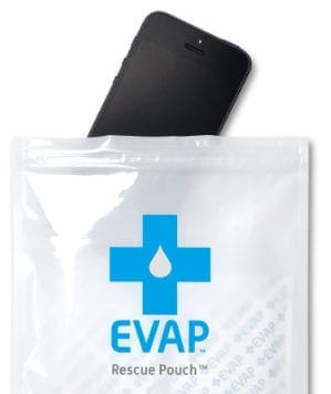 EVAP Rescue pouch for wet iPhones