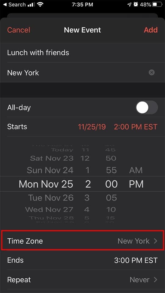 Keeping your iOS Calendar events from jumping time zones when you