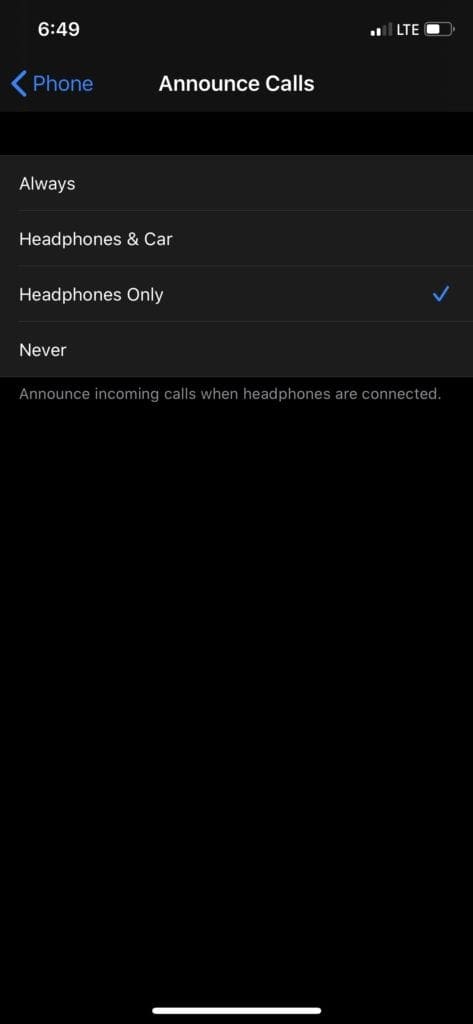 Announce Calls AirPods Pro 3