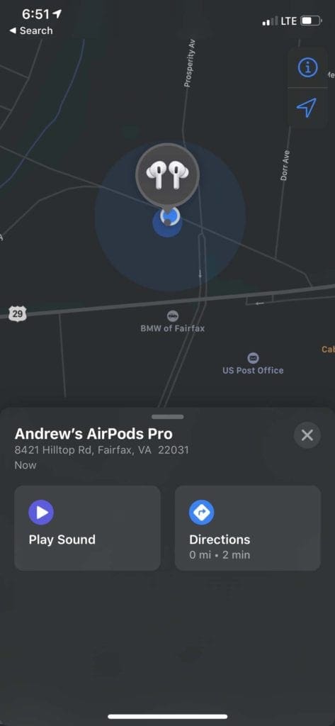 Find My AirPods Pro 2