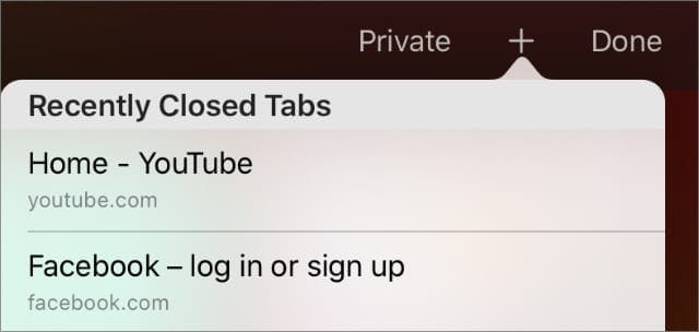 safari ipad geschlossene tabs wiederherstellen