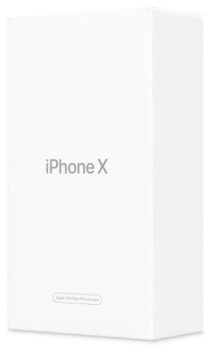 iPhone X Refurbished box from Apple