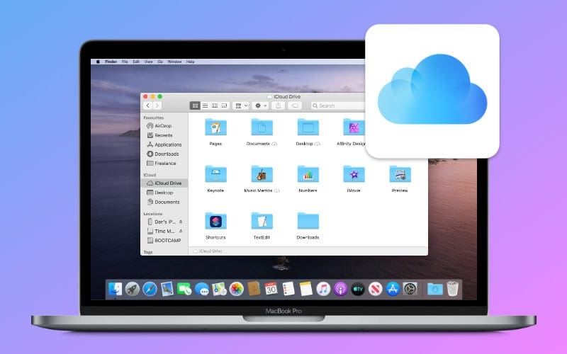 Does my Mac store iCloud Drive Desktop and Documents files locally?