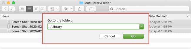 Go To Folder Library Mac
