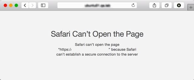 mac will not open web pages