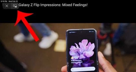 YouTube Picture-in-Picture - Button