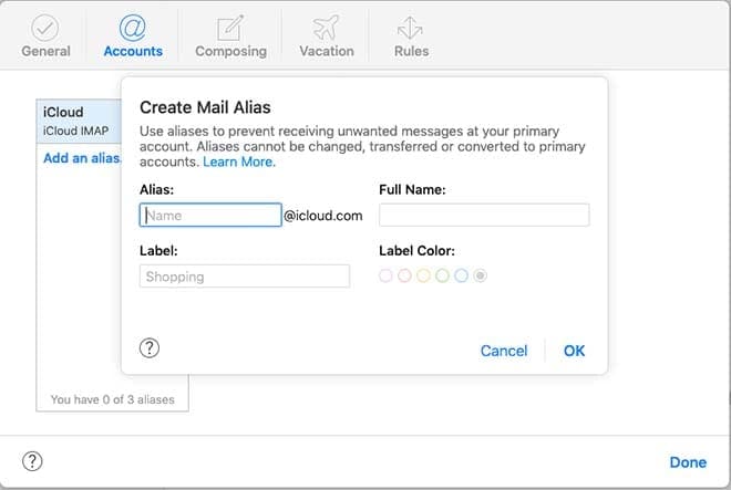 How and why you should start using aliases on your iCloud email account ...