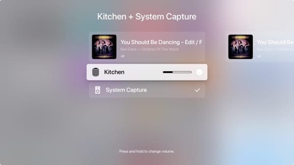 AirPlay Spotify Control Center-AppleT V